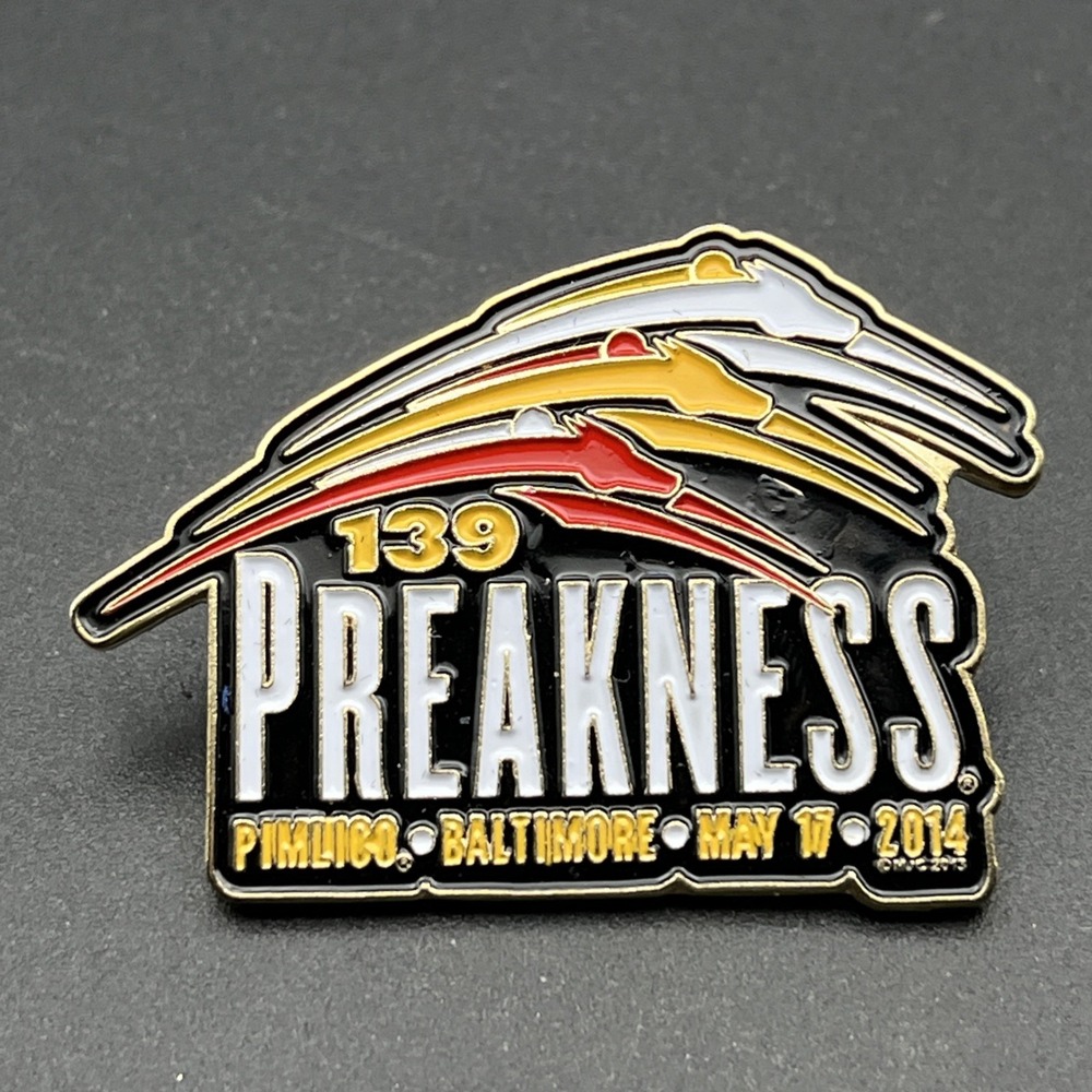 Preakness 139 Pimlico Baltimore Horse Racing Lapel Hat Pin
